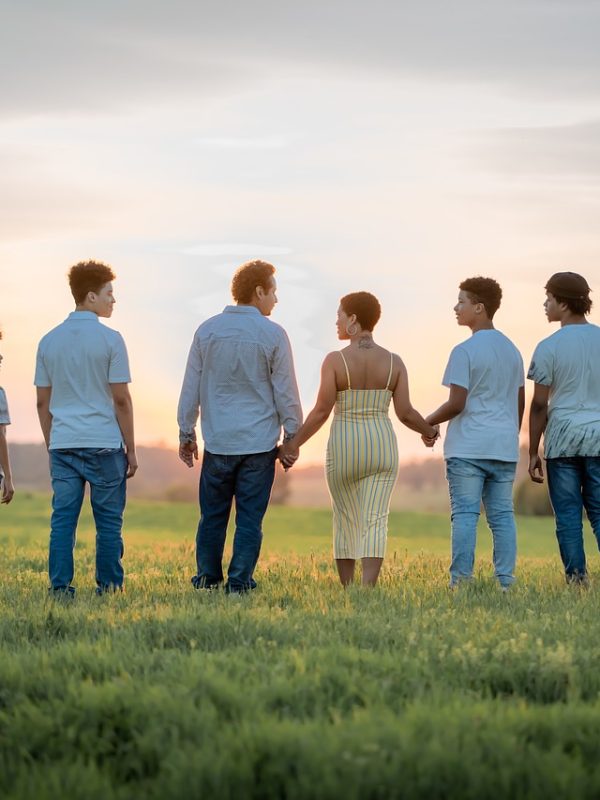 family, sunset, field-7157276.jpg